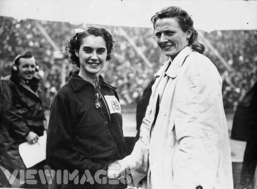 Londres 1948 - Dorothy Manley y Fanny Blankers-Koen