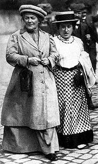 Clara Zetkin y Rosa Luxemburgo