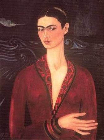Autoretrato con traje de terciopelo (Frida Kahlo, 1926)