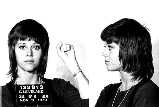 Jane Fonda detenida en Cleveland (1970)