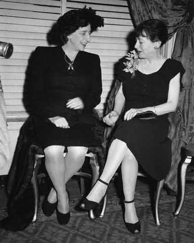 Lillian Hellman y Dorothy Parker