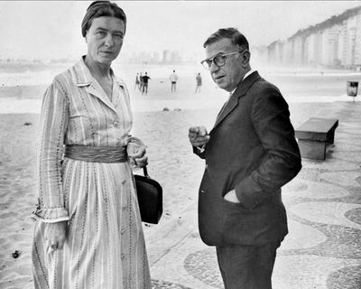 Simone de Beauvoir y Jean Paul Sartre