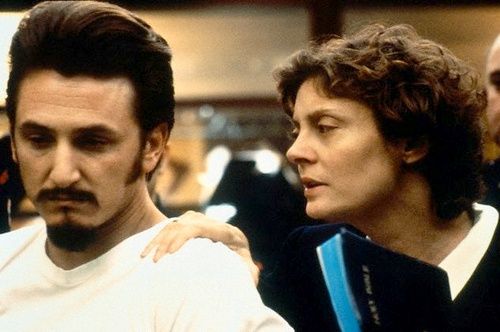 Sean Penn y Susan Sarandon en Pena de Muerte (1995)