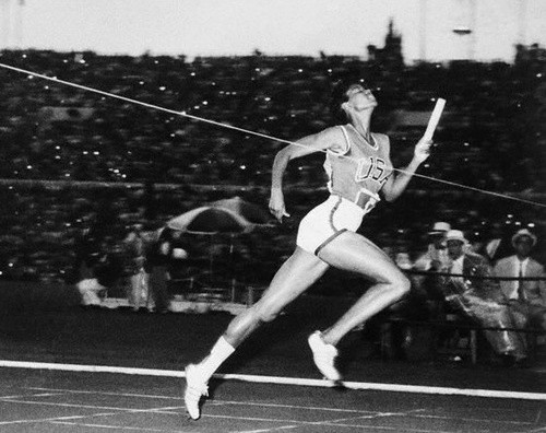 Roma 1960 - Relevos 4x100 metros, Wilma Rudolph